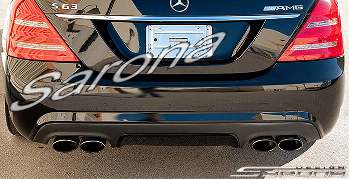 Custom Mercedes S Class Rear Bumper  Sedan (2007 - 2013) - $750.00 (Part #MB-004-RB)